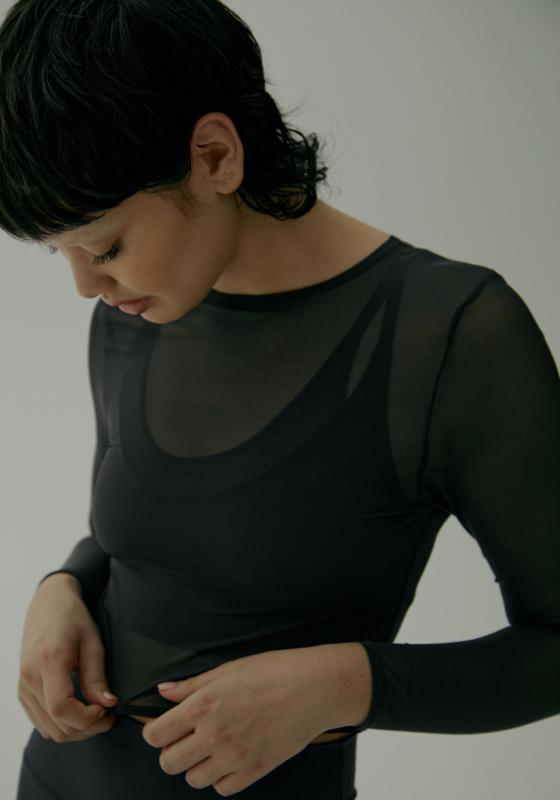 Pulse Long Sleeve Crop Top