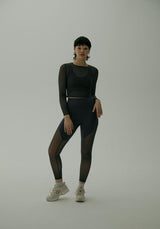 Pulse Long Sleeve Crop Top