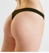 Micro Lace Trim Thong