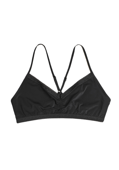 Micro Lace Trim Bralette