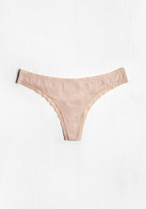Micro Lace Trim Thong